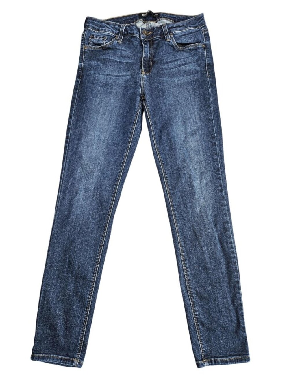 Just Black Denim Skinny Jeans Womens 27P Petite Blue Wash Mid Rise Stretch